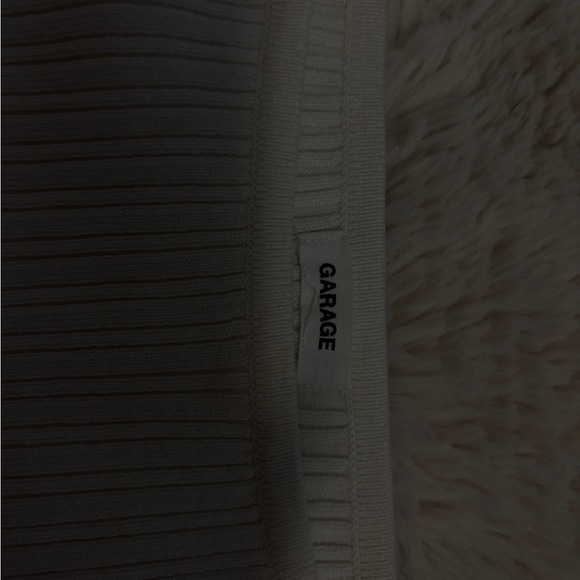 Garage Off-White Ribbed Top - Picture 3 of 3